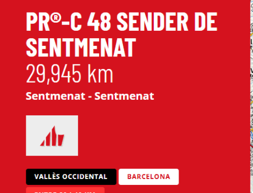 REINAUGURACIÓ DEL PR-C 48. SENDER DE SENTMENAT