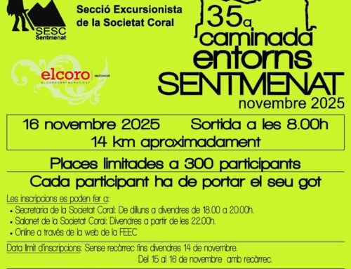 35º CAMINADA ENTORNS DE SENTMENAT